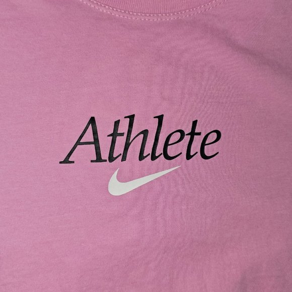 Pink Nike Athlete Crop Top Size Small - Picture 3 of 6